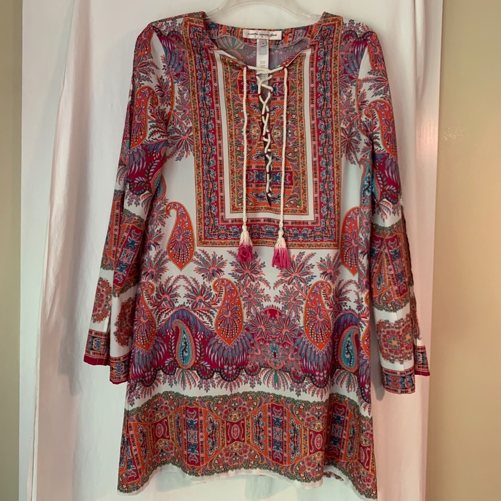 Nanette Lepore Swim "Gypsy Queen" Paisley Print Coverup/Tunic